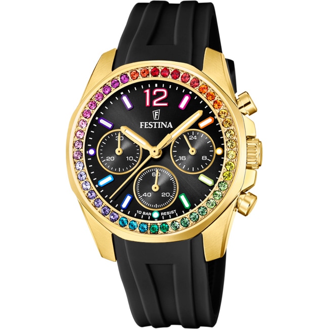 Festina Boyfriend Rainbow Chronograph 38mm - F20650/3
