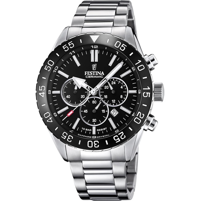 Festina Ceramic Gent Chrono 44mm - F20575/3