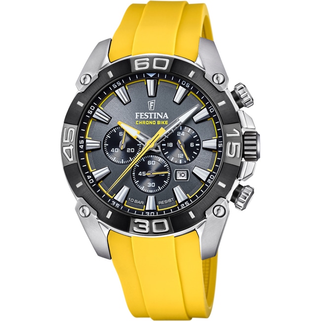 Festina Chrono Bike 2021 Yellow / Grey - F20544/7