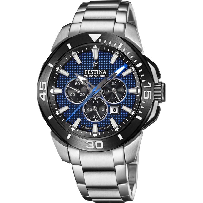 Festina Chrono Bike 2022 Edelstahl / Blau - F20641/2