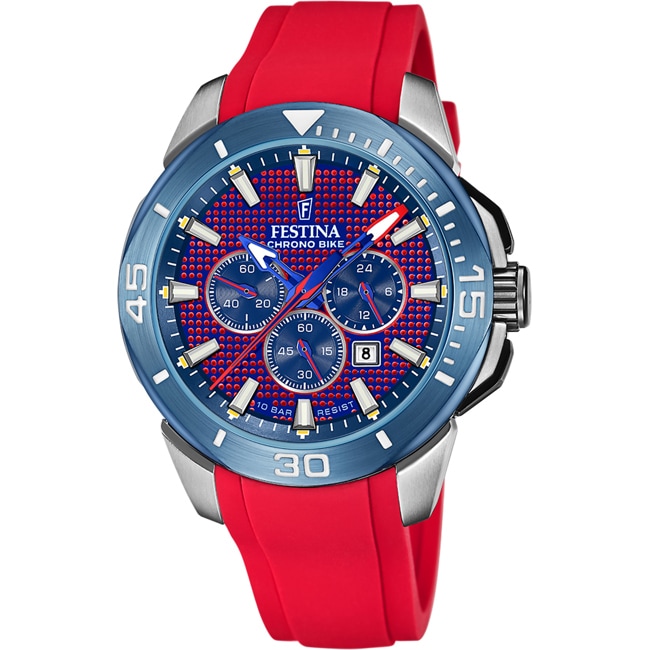 Festina Chrono Bike 2022 Rot / Blau Festina Chrono Bike 2022 Rot / Blau - F20642/2