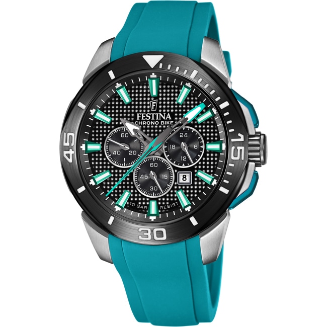 Festina Chrono Bike 2022 Turquoise / Noir - F20642/3
