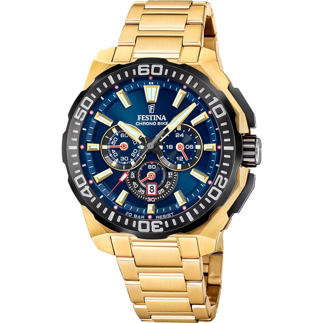 Festina Chrono Bike 2025 Gold / Blue - F20727/1