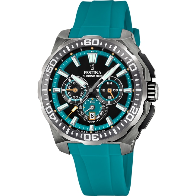 Festina Chrono Bike 2025 Bleu pétrole - F20725/6