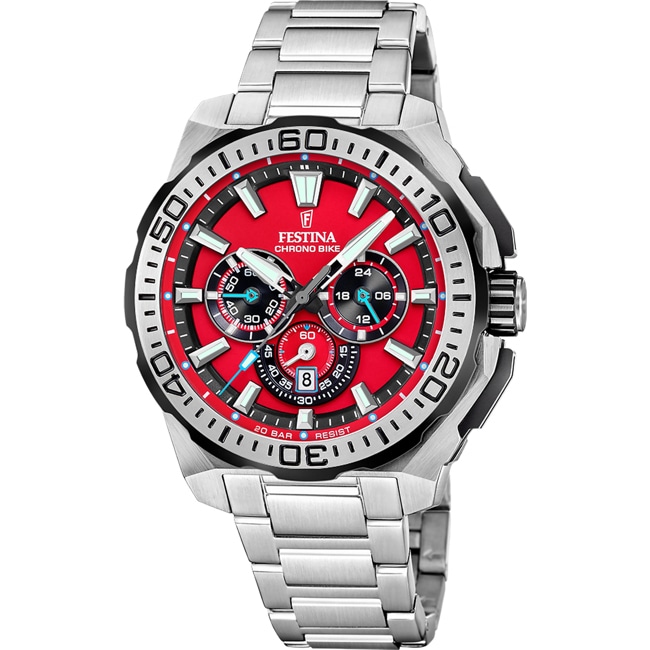 Festina Chrono Bike 2025 Rouge / Argenté - F20724/5
