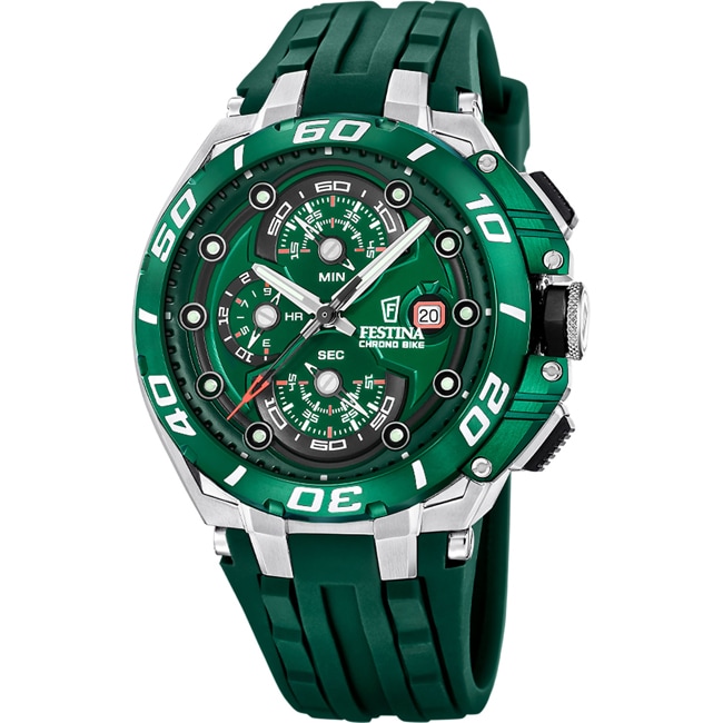 Festina Chrono Bike 2026 Grün / Silbrig  - F20755/3