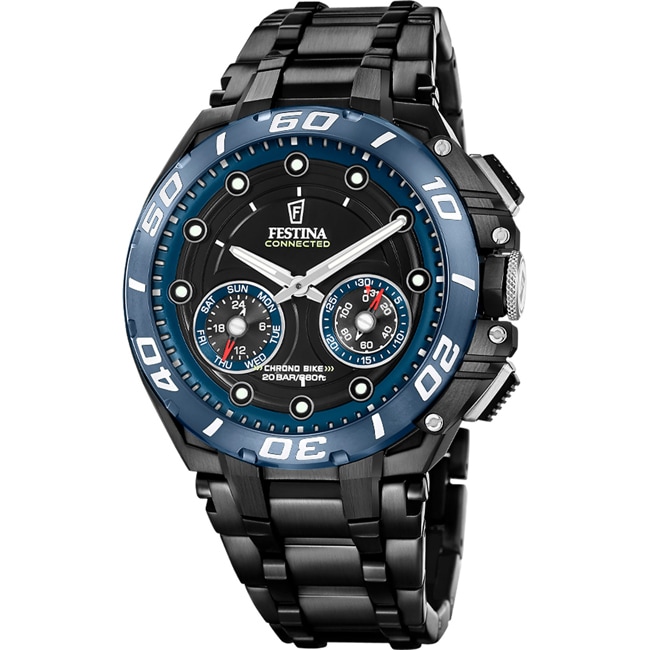 Festina Chrono Bike Connected Hybrid-Smartwatch Schwarz Blau - F20762/1