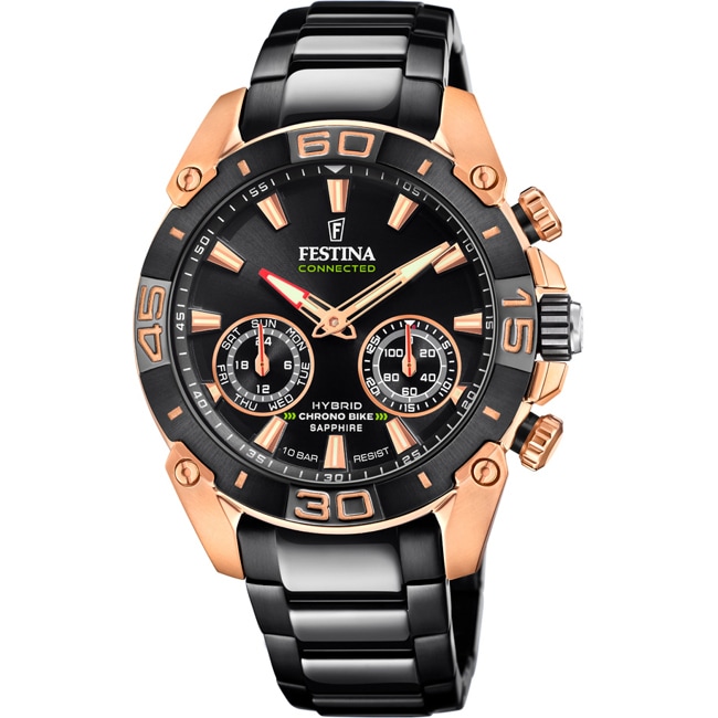 Festina Connected Chrono Bike Hybrid Special Edition Rosé / Noir Festina Connected Chrono Bike Hybrid Special Edition Rosé / Noir - F20548/1