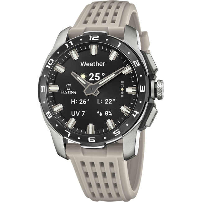 Festina Connected Full D Titane Noir / Gris Ø 44 mm - F23305/7