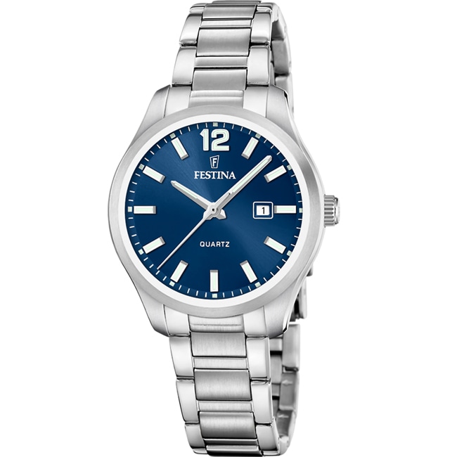 Festina Classique Date Bleu 34mm Festina Classique Date Bleu 34mm - F20737/4