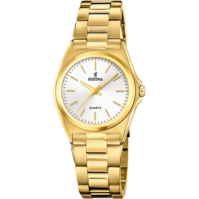 Festina Klassik Goldig / Silbrig 31mm - F20557/2