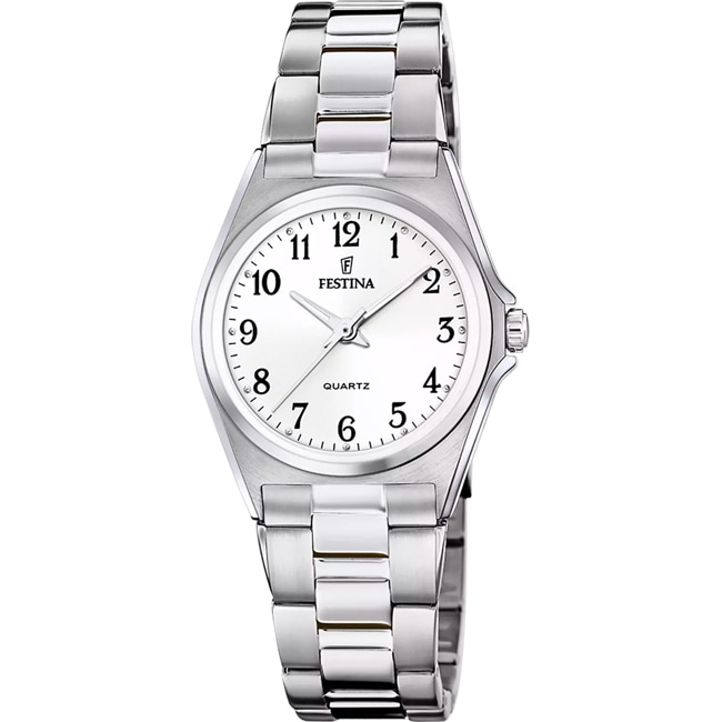 Festina Klassik Silbrig / Weiss 31mm - F20553/1