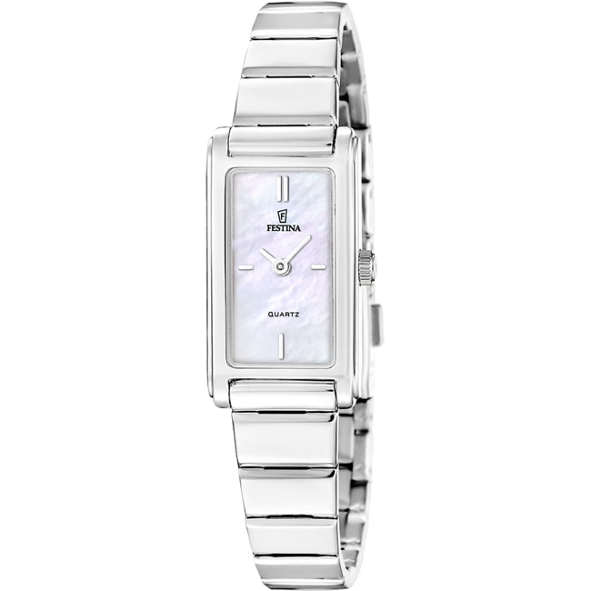 Festina Mademoiselle Square Silbrig / Perlmutt - F20767/1