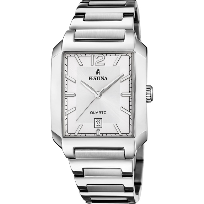 Festina On The Square Date Argenté - F20677/2