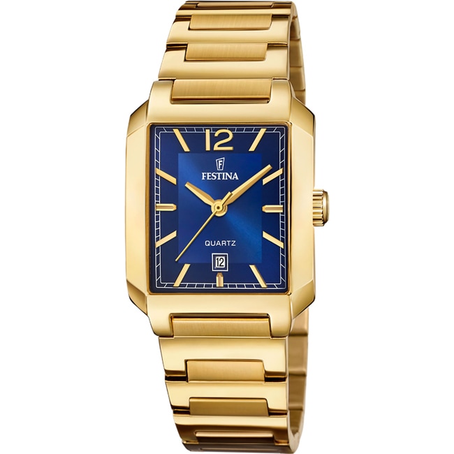 Festina On The Square Lady Date Golden / Blue - F20680/3