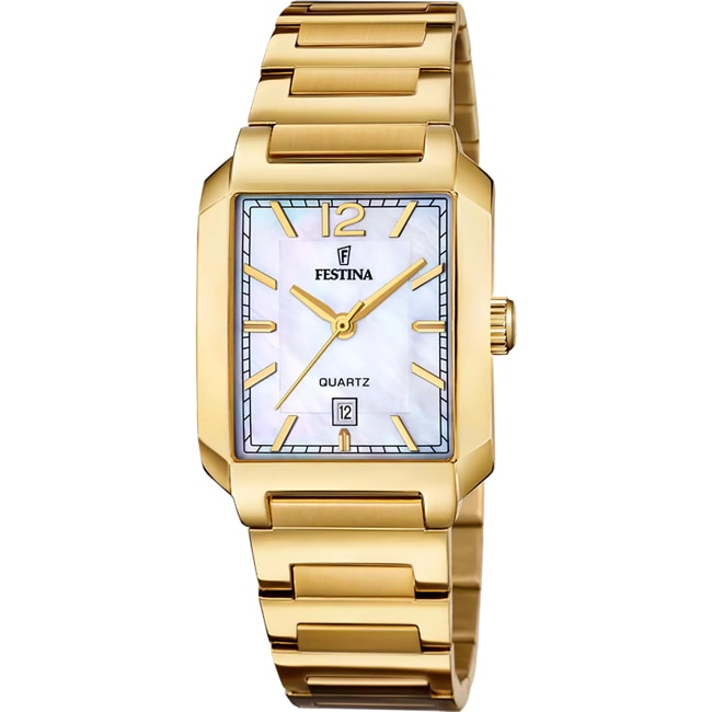 Festina On The Square Lady Date Golden / Mother of pearl - F20680/2
