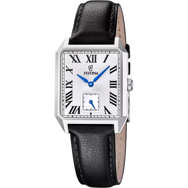 Festina On The Square Petite Seconde Silbrig / Schwarz - F20779/1