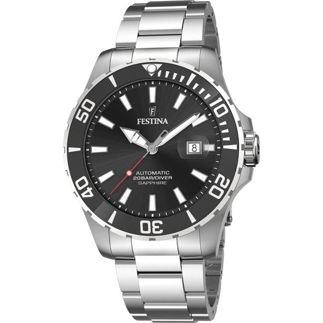 Festina Sport Automatik Diver Schwarz - F20531/4
