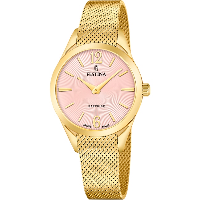 Festina Swiss Grace Doré / Rose 32mm - F20077/2