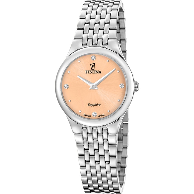 Festina Swiss Grace Silbrig / Rosé 29mm - F20096/5