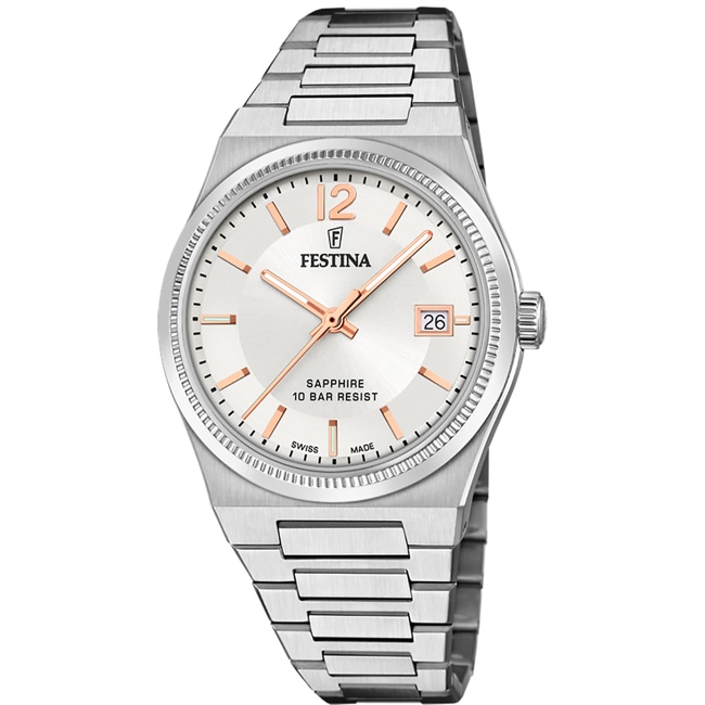 Festina Swiss Rivé Date 35mm - F20035/2