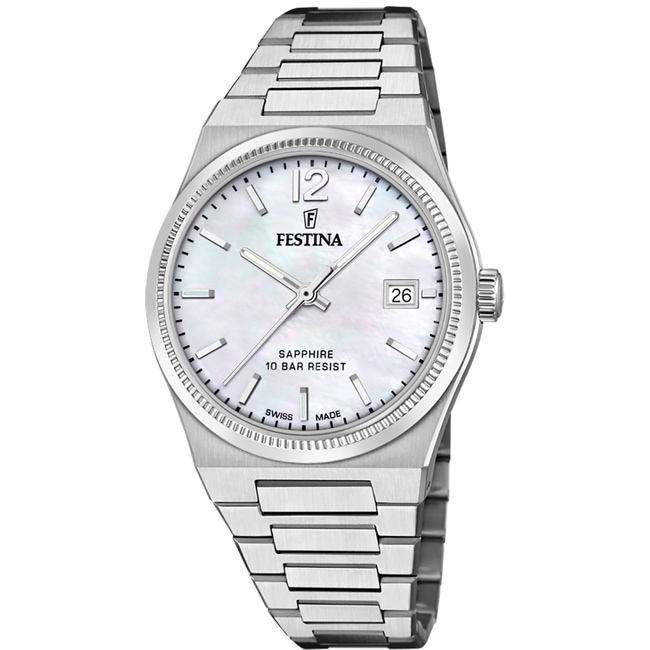 Festina Swiss Rivé Date 35mm - F20035/1