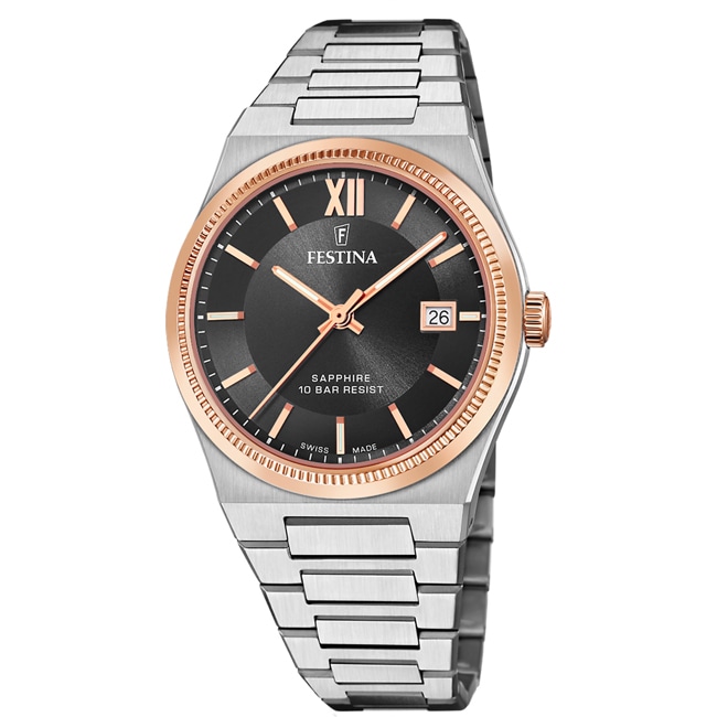 Festina Swiss Rivé Date 40mm - F20036/3