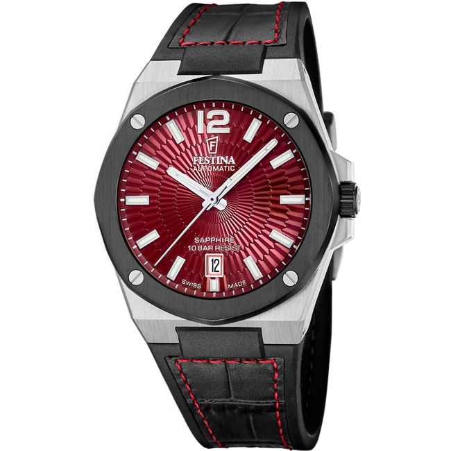 Festina Swiss Vallée Automatique Noir / Rouge - F22005/5