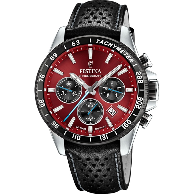 Festina Timeless Chrono Schwarz / Rot - F20561/7