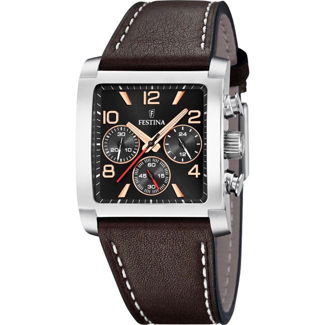 Festina Timeless Chronograph 36 Brown / Black - F20653/4
