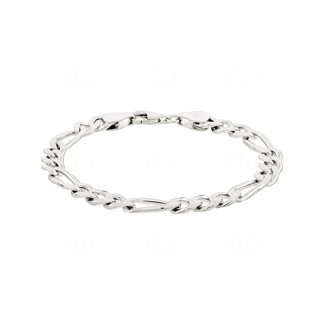Figaro Bracelet 925 Silver 6.3mm - AR-925-300