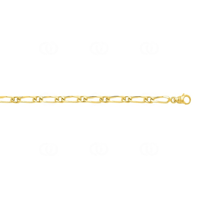 Figaro Chain 1+1 750/18 K Yellow Gold 3mm - 524.3