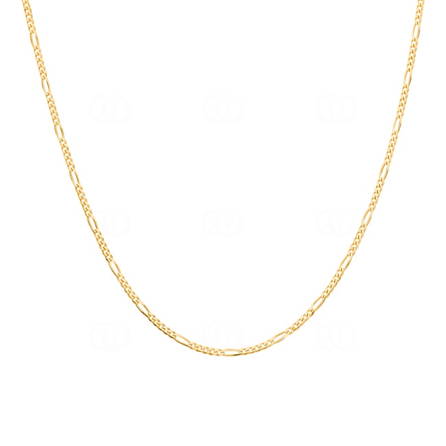 Figaro Chain 5+1 750/18 K Yellow Gold 1.8mm - CFI1001