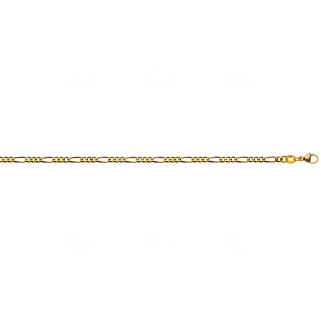 Collier figaro or jaune 750/18 ct 2.9mm - CFI1003