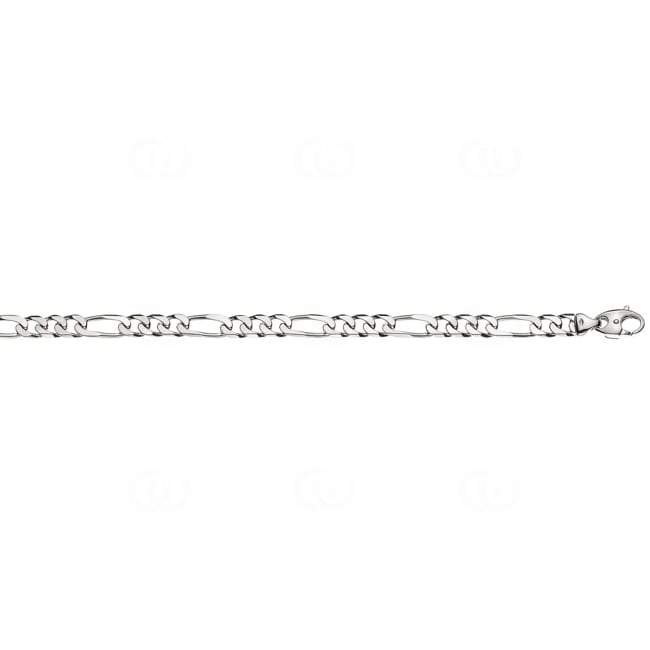 Figarokette massiv 750/18 K Weissgold 6.0mm - CFI2008