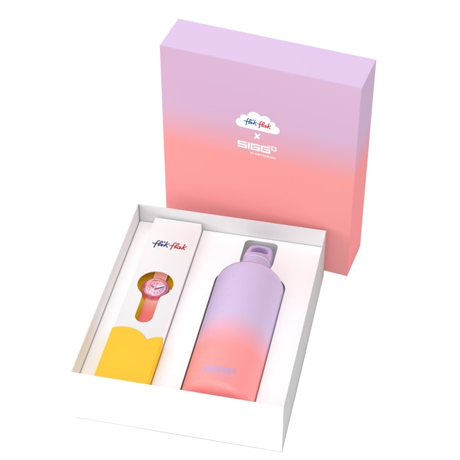 Flik Flak x Sigg Quench in Pink Set - FPNP188