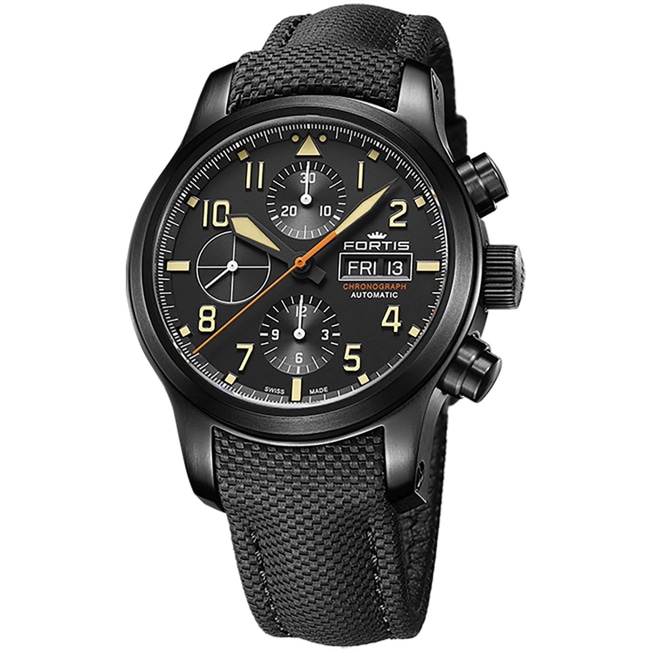 Fortis Aeromaster Stealth Chronograph - 656.18.18 LP.10