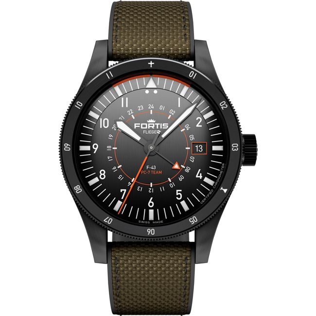 Fortis Flieger F-43 Triple GMT PC-7 Team Edition - F4260004