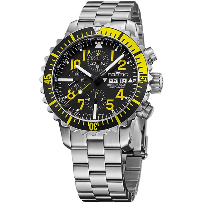 Fortis Marinemaster Yellow Chronopraph - F8140001