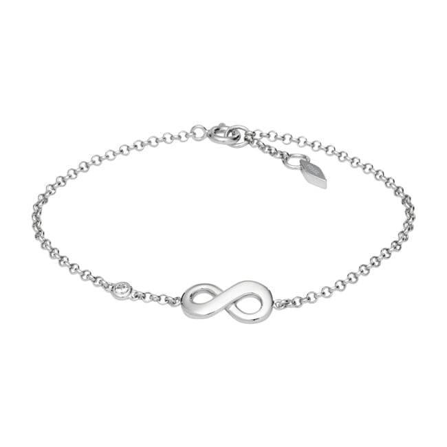 Fossil Bracelet Sterling Silver Infinite Love - JFS00393040