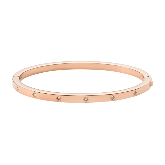 Fossil Bracelet Jonc Sadie Shine Bright Rosé - JF04394791