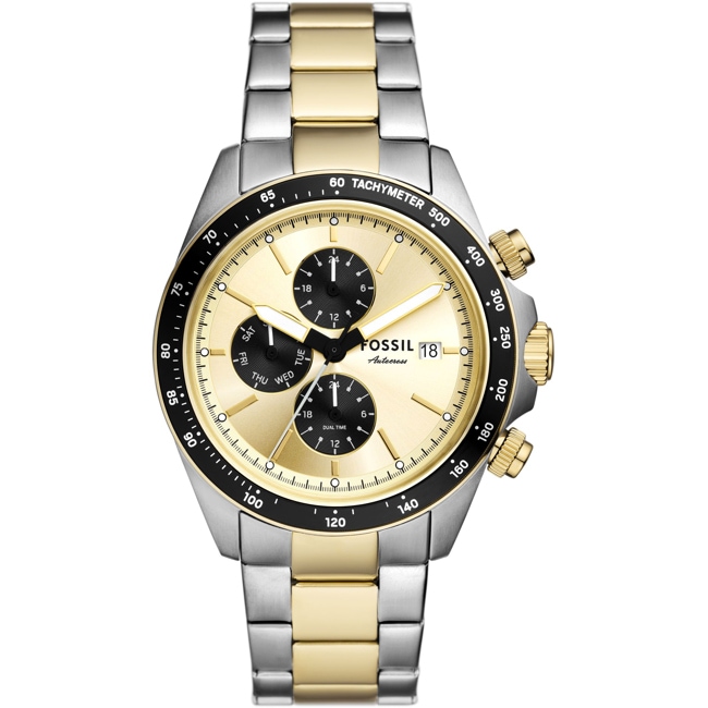 Fossil Autocross Dual Time Chrono Bicolore - FS6126