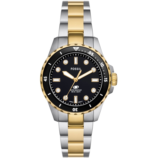 Fossil Blue Dive Lady Bicolor / Schwarz 36mm - ES5349