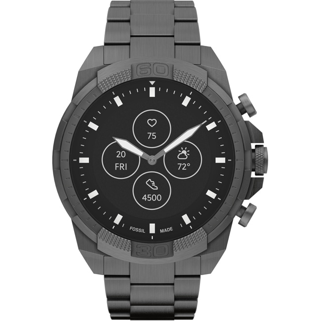Fossil Bronson Hybrid Smartwatch HR Grey - FTW7059