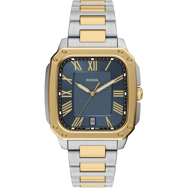 Fossil Crosby Date Bicolour / Blue - FS6161