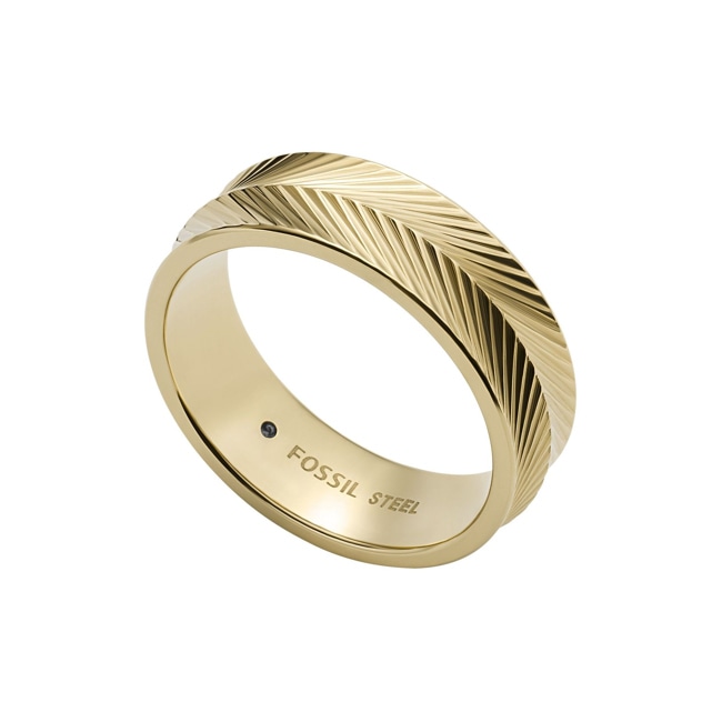 Fossil Bague Linear texture - JF04118710