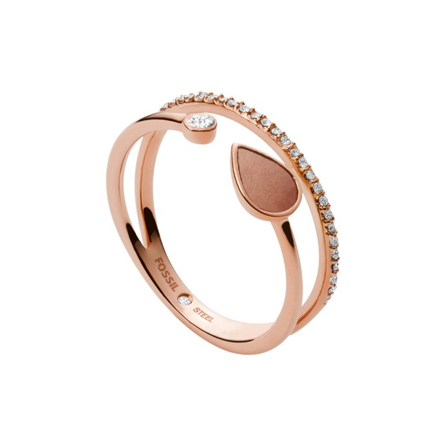 Fossil Ring Vintage Salted Caramel - JF03815791