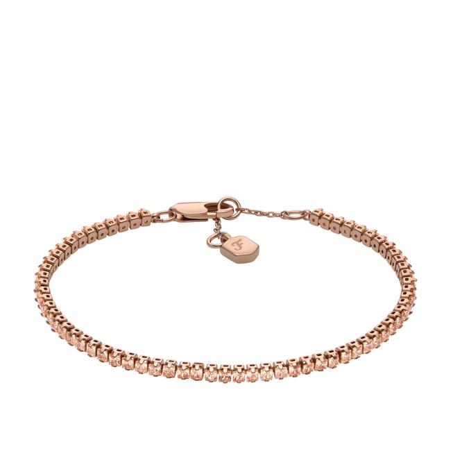 Fossil Ellis Bracelet Pave Glitz Brass Rose - JA7294791