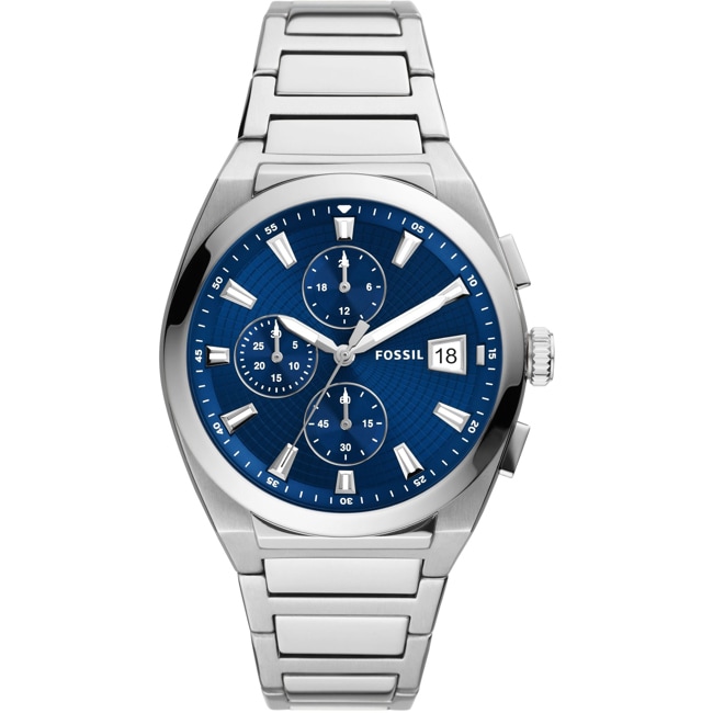 Fossil Everett Chronograph Bleu - FS5795