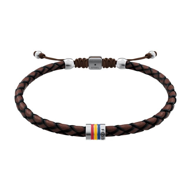 Fossil Everett Emaille Armband Braun - JF05022040